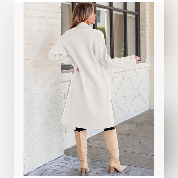 NWT Anrabess Winter White Cardigan Coat Size S Small - Picture 6 of 12